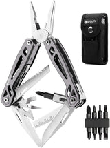 goobingoo 21-in-1 Stainless Steel Multitool - Heavy Duty Pliers & Pocket Knife Gear