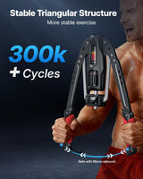 Hydraulic Arm Trainer Adjustable 22-440lb Chest Expander Home Gym