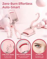 goobingoo Smart Electric Heated Eyelash Curler - 24H Long-Lasting Quick Thermal Lift
