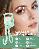 goobingoo Smart Electric Heated Eyelash Curler - 24H Long-Lasting Quick Thermal Lift