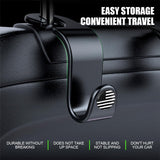 Car Headrest Hooks 4 Pack Backseat Organizer for Bags & Groceries
