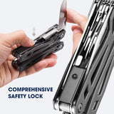 goobingoo 21-in-1 Stainless Steel Multitool - Heavy Duty Pliers & Pocket Knife Gear