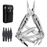 goobingoo 21-in-1 Stainless Steel Multitool - Heavy Duty Pliers & Pocket Knife Gear