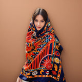 Ultra-Thin Women’s Floral Scarf – Breathable Lightweight Spring & Summer Shawl, Versatile Travel, Beach & Sunscreen Wrap, Perfect Gift