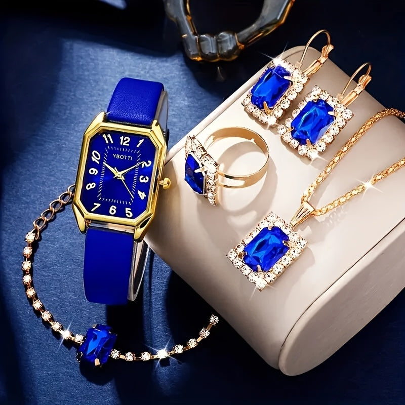 6-Piece Jewelry & Watch Gift Set