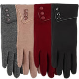 4 Pairs Women’s Winter Touchscreen Gloves – Windproof Fleece Lined Cold Weather Gloves for Phones, Driving & Outdoor Activities
