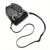 Punk Style Women’s Shoulder Crossbody Bag – Snake Print Anchor & Eagle Bold Fashion Tote Clutch