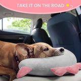 Dog Calming Pillow Soft Neck Support Anti Anxiety Washable Pet Sleep Cushion
