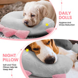 Dog Calming Pillow Soft Neck Support Anti Anxiety Washable Pet Sleep Cushion