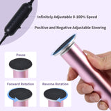 goobingoo Electric Foot Callus Remover - Professional Pedicure Sander with 120pcs Sandpaper Discs