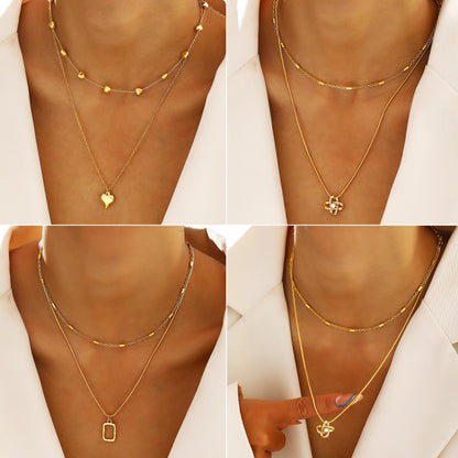 68PCS Gold Jewelry Set for Women Necklaces Bracelets Rings Earrings Bundle