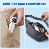 goobingoo Handheld Portable Turbo Mini Fan - 13000 RPM High Speed Rechargeable Fan