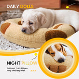 Dog Calming Pillow Soft Neck Support Anti Anxiety Washable Pet Sleep Cushion