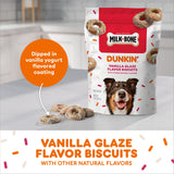 Milk Bone Dunkin Vanilla Glaze Dog Biscuits 8oz Crunchy Dog Treats