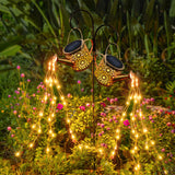 Solar Watering Can Garden Lights Waterproof Hanging Outdoor Decor