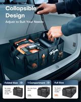 Foldable Car Trunk Organizer SUV Storage Box 2 Compartment Heavy Duty