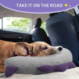 Dog Calming Pillow Soft Neck Support Anti Anxiety Washable Pet Sleep Cushion