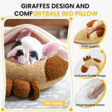 Dog Calming Pillow Soft Neck Support Anti Anxiety Washable Pet Sleep Cushion