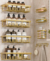 goobingoo Home, 8 floating spice rack, wall mounted organizer, hanging kitchen shelves, metal wire spice organizer, pantry storage racks, cabinet door shelves, seasoning bottle holder, rustic kitchen tier, hanging hooks organizer