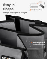 Foldable Car Trunk Organizer SUV Storage Box 2 Compartment Heavy Duty