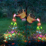 Solar Watering Can Garden Lights Waterproof Hanging Outdoor Decor