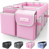 Foldable Car Trunk Organizer SUV Storage Box 2 Compartment Heavy Duty