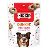 Milk Bone Dunkin Vanilla Glaze Dog Biscuits 8oz Crunchy Dog Treats