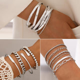 68PCS Gold Jewelry Set for Women Necklaces Bracelets Rings Earrings Bundle