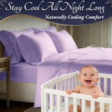 4pcs Bamboo Cooling Sheet Set – Extra Deep Pocket Breathable Bedding for Hot Sleepers (Queen & King)