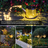Solar Watering Can Garden Lights Waterproof Hanging Outdoor Decor