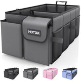 Foldable Car Trunk Organizer SUV Storage Box 2 Compartment Heavy Duty