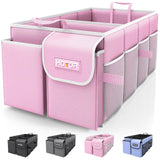 Foldable Car Trunk Organizer SUV Storage Box 2 Compartment Heavy Duty