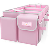 Foldable Car Trunk Organizer SUV Storage Box 2 Compartment Heavy Duty