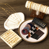 68PCS Gold Jewelry Set for Women Necklaces Bracelets Rings Earrings Bundle