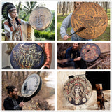 Handmade Shamanic Drum for Sound Healing Meditation Spiritual Music