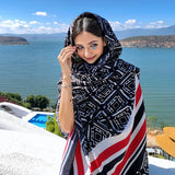 Ultra-Thin Women’s Floral Scarf – Breathable Lightweight Spring & Summer Shawl, Versatile Travel, Beach & Sunscreen Wrap, Perfect Gift