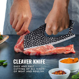 Executive Series Professional Butcher Knife – Premium Anti-Stick Stainless Steel Meat Cleaver