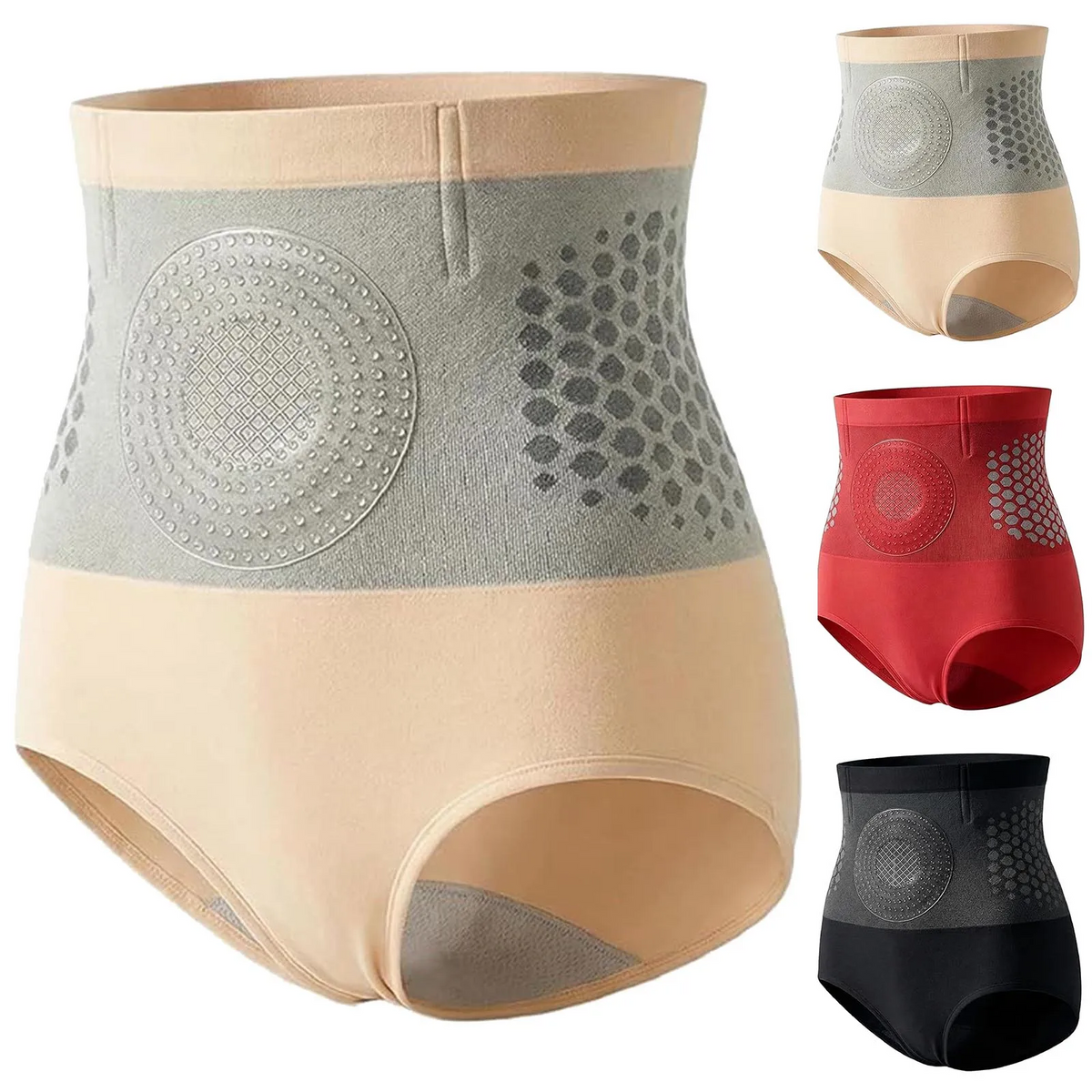 goobingoo 4-in-1 Sculpting Shorts - High-Waisted Tummy Control & Hip Lift Shaper