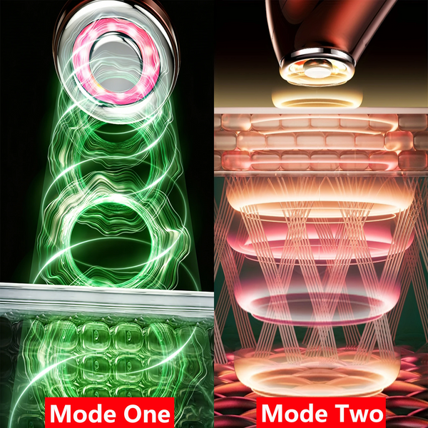 RF + EMS Microcurrent Sculpting Wand — Deep Lifting, V-Face Contouring, Light Therapy Skin Tightening Device goobingoo