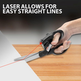 Laser Guided Scissors for Straight Cutting Craft & Fabric