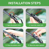 Universal Car Wiper Blades – J Hook U-Type Front Windshield (All-Season Performance)