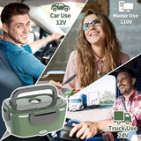 1.5L Electric Lunch Box Food Warmer Portable for Car & Home