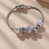 Beaded Love Family Charm Bracelet Trendy Gift Jewelry