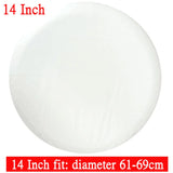 14-17" Universal Spare Tire Cover PVC PU Black White Protector Bag Pouch for Car