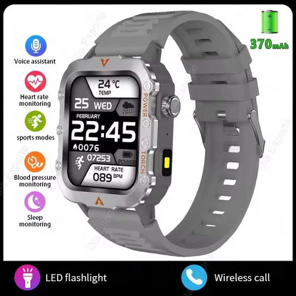goobingoo 2026 Military Grade Tactical Smart Watch goobingoo
