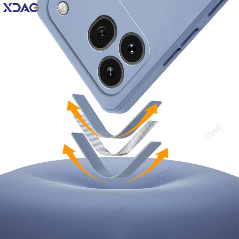 Luxury Dual Layer Silicone Case for Honor 600 / Pro / Lite – Lens Protection goobingoo
