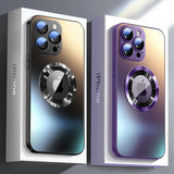 goobingoo Luxury Aluminum Metal Case - Magnetic Shockproof Matte Cover for iPhone