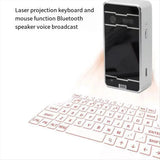 Bluetooth Virtual Laser Projection Keyboard with Touchpad Function