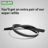 Universal Car Wiper Blades – J Hook U-Type Front Windshield (All-Season Performance)
