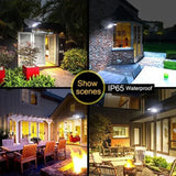 Solar Motion Sensor LED Security Light Style Outdoor Lamp